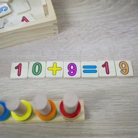 Media Wave Παιδικός Ξύλινος Πίνακας 3 σε 1 Media Wave Παιδικός Ξύλινος Πίνακας 3 σε 1