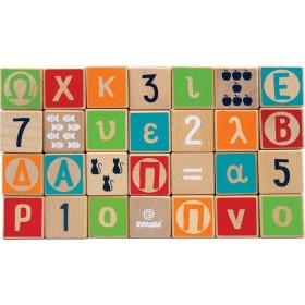 Svoora Κύβοι Γράμματα, Αριθμοί, Σχήματα 24τμχ