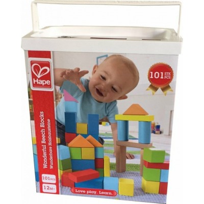 Hape Wooden Wonderful Beech Blocks 101τμχ