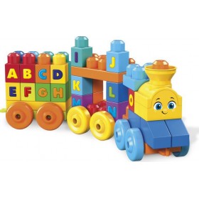 Mega Bloks Building Basics A-B-C Learning Train 50τμχ