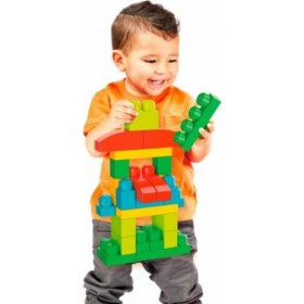 Fisher Price Mega Bloks Πύργος με Τουβλάκια 100τμχ