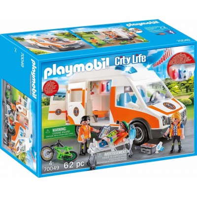 Playmobil City Life: Ασθενοφόρο με Διασώστες
