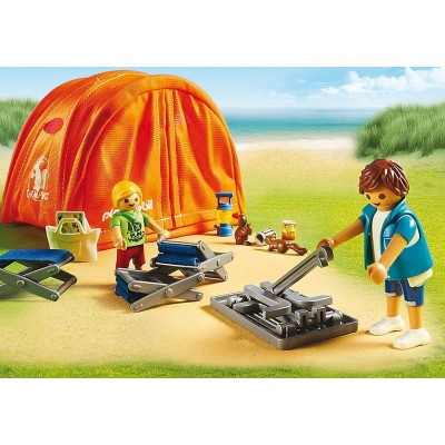 Playmobil Family Fun: Οικογενειακή Σκηνή Camping