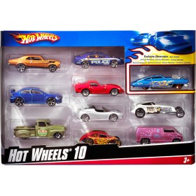 Mattel Hot Wheels: Αυτοκινητάκια Σετ των 10