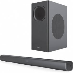 Crystal Audio CASB320 Soundbar 160W 2.1 με Ασύρματο Subwoofer και Τηλεχειριστήριο Μαύρο