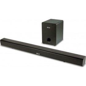 Akai ASB-6WSW Soundbar 70W 2.1 με Ασύρματο Subwoofer και Τηλεχειριστήριο Μαύρο