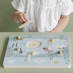 Ξύλινο Παζλ με Ήχους Goose 8pcs Little DutchΚωδικός: LD4755 