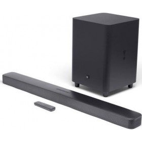 JBL Bar Surround Soundbar 550W 5.1 με Ασύρματο Subwoofer και Τηλεχειριστήριο Μαύρο