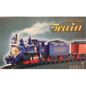 "Zita Toys Τρένο Με Μεγάλη Μηχανή Καπνό Zita Toys Τρένο Με Μεγάλη Μηχανή Καπνό, Φώτα , Ήχους & Ράγες 160×106εκ