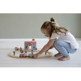 Little Dutch Ξύλινος Σιδηροδρομικός Σταθμός