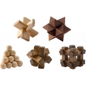 Djeco Σετ 6 Ξύλινων Σπαζοκεφαλιών