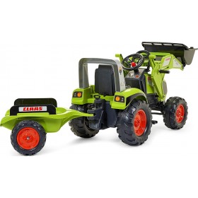 Claas Ares Εκσκαφέας with Front Loader and GM Trailer Claas Ares Εκσκαφέας with Front Loader and GM Trailer