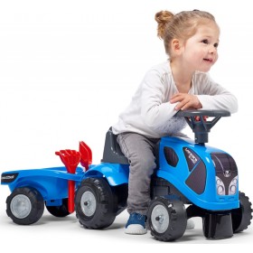 "Baby Landini Τρακτέρ με Τρεϊλερ Baby Landini Τρακτέρ με Τρεϊλερ, Τσουγκράνα & Φτυάρι Μπλε