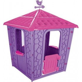 Pilsan Παιδικό Σπιτάκι Κήπου Πλαστικό, Stone House 06437 Purple