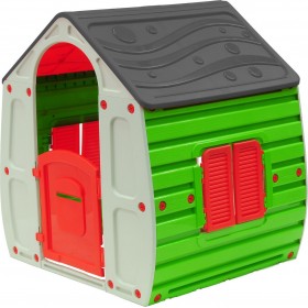 "Starplay Παιδικό Σπιτάκι Κήπου Πλαστικό Starplay Παιδικό Σπιτάκι Κήπου Πλαστικό, Magical House Green Grey