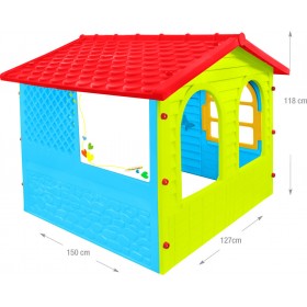 "Mochtoys Παιδικό Σπιτάκι Κήπου Πλαστικό Mochtoys Παιδικό Σπιτάκι Κήπου Πλαστικό, Big Garden House