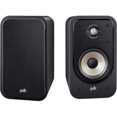 Polk Audio Ζεύγος Ηχείων Hi-Fi Βιβλιοθήκης Signature S20e 125W 2 Δρόμων Μαύρα