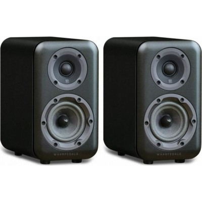 Wharfedale Ζεύγος Ηχείων Hi-Fi Βιβλιοθήκης Diamond 310 60W 2 Δρόμων Μαύρα