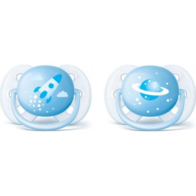 Philips Avent Ultra Soft Pacifier SCF222/20 0-6m 2 τμχ