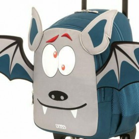 Polo Νew Animal Junior Νυχτερίδα Σχολική Τσάντα Τρόλεϊ Νηπιαγωγείου σε Γκρι χρώμα Μ26 x Π15 x Υ33cmΚωδικός: 901008-8089 2021 