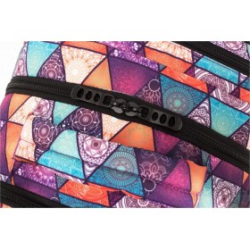 Polo Patterns Σχολική Τσάντα Πλάτης Γυμνασίου - Λυκείου Πολύχρωμη Μ32 x Π25 x Υ46cmΚωδικός: 9-01-256-19 