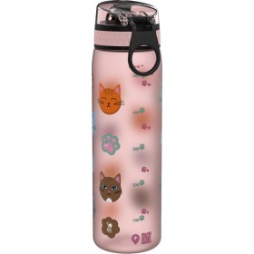 Ion8 Πλαστικό Παγούρι Sport Slim Cats 600ml