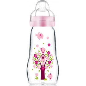 Mam Feel Good Opaque & Quarz Rose Γυάλινο Μπιμπερό 260ml Mam Feel Good Opaque & Quarz Rose Γυάλινο Μπιμπερό 260ml