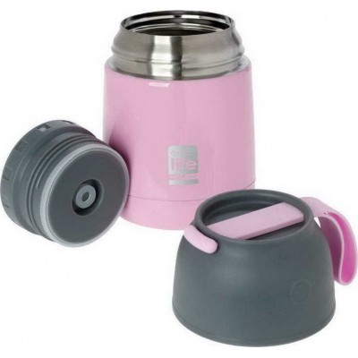 Ecolife Βρεφικό Θερμός Φαγητού Baby Pink 450ml