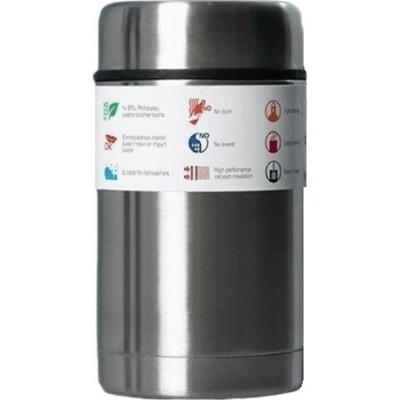 Laken Βρεφικό Θερμός Φαγητού Silver 400ml