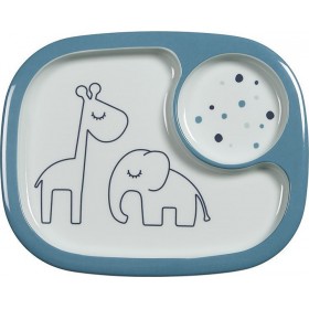 Done by Deer Δίσκος Yummy Mini Μελαμίνης Dreamy Dots Blue Done by Deer Δίσκος Yummy Mini Μελαμίνης Dreamy Dots Blue