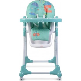 Cangaroo Αναδιπλούμενο Καρεκλάκι Φαγητού Kimchi Turquoise Με Σκελετό από Μέταλλο & Θέση από Ύφασμα Cangaroo Αναδιπλούμενο Καρεκλάκι Φαγητού Kimchi Turquoise Με Σκελετό από Μέταλλο & Θέση από Ύφασμα