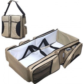 Baby Kindom Τσάντα Πορτ Μπεμπέ Μπεζ