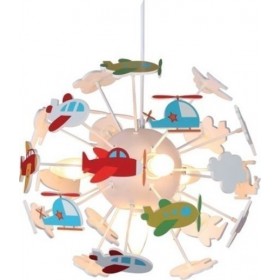 Aca Παιδικό Φωτιστικό Πολύφωτο Αεροπλάνα Aca Παιδικό Φωτιστικό Πολύφωτο Αεροπλάνα