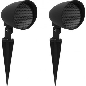 Audien Ηχεία Εγκαταστάσεων Εξωτερικού Χώρου BT-221T (Ζεύγος) σε Μαύρο Χρώμα
