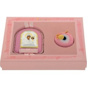 Prince Silvero Ασημένιο Παιδικό σετ με Παναγίτσα