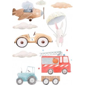 Αυτοκόλλητο Τοίχου Old Town XL