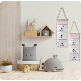 Κρεμαστός Οργανωτής για Παιχνίδια Ροζ Κρεμαστός Οργανωτής για Παιχνίδια Ροζ