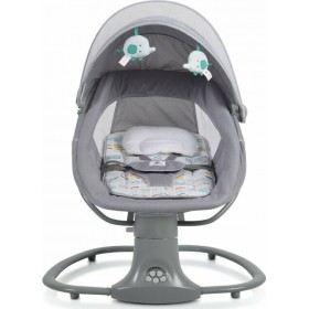 Cangaroo Relax Μωρού Κούνια Axel Grey 2 σε 1 Για Μέγιστο Βάρος Παιδιού 18kg