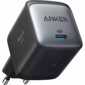 Anker Φορτιστής Χωρίς Καλώδιο με Θύρα USB-C 65W Power Delivery Μαύρος (Nano II)