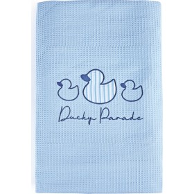 Kentia Κουβέρτα Αγκαλιάς & Λίκνου Ducky Βαμβακερή 100x70cm Waffle Kentia Κουβέρτα Αγκαλιάς & Λίκνου Ducky Βαμβακερή 100x70cm Waffle