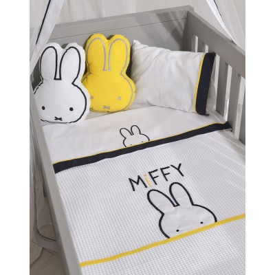 Miffy Κουβέρτα Κούνιας Πικέ 100x140cm