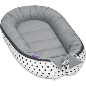 Jukki Βρεφικό Μαξιλάρι Μείωσης Χώρου Baby Nest Grey Poua 5τμχ Jukki Βρεφικό Μαξιλάρι Μείωσης Χώρου Baby Nest Grey Poua 5τμχ
