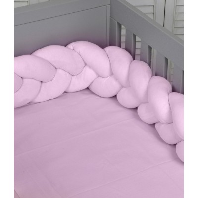 Baby Oliver Πάντα Πλεξούδα Design 12 Pink 18x200cm