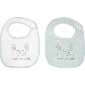 Kikka Boo Σαλιάρα Υφασμάτινη Elephant Time 2τμχ