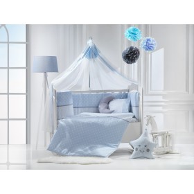 abo Σετ Κούνιας Carousel 9τμχ Blue abo Σετ Κούνιας Carousel 9τμχ Blue