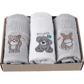 Kentia Σετ Πετσέτες Arlekin 191 3τμχ