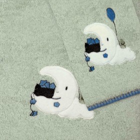 Das Home Σετ Πετσέτες Smile Embroidery 2τμχ