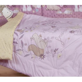 Nef-Nef Πάπλωμα Κούνιας Forest Friends 110x140cm Orchid