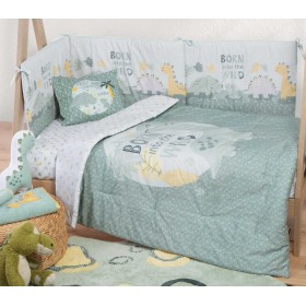Nef-Nef Πάπλωμα Κούνιας Baby Dino 110x140cm Green