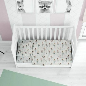 Dimcol Πάπλωμα Κούνιας Μπαλαρίνα 166 120x160cm Green